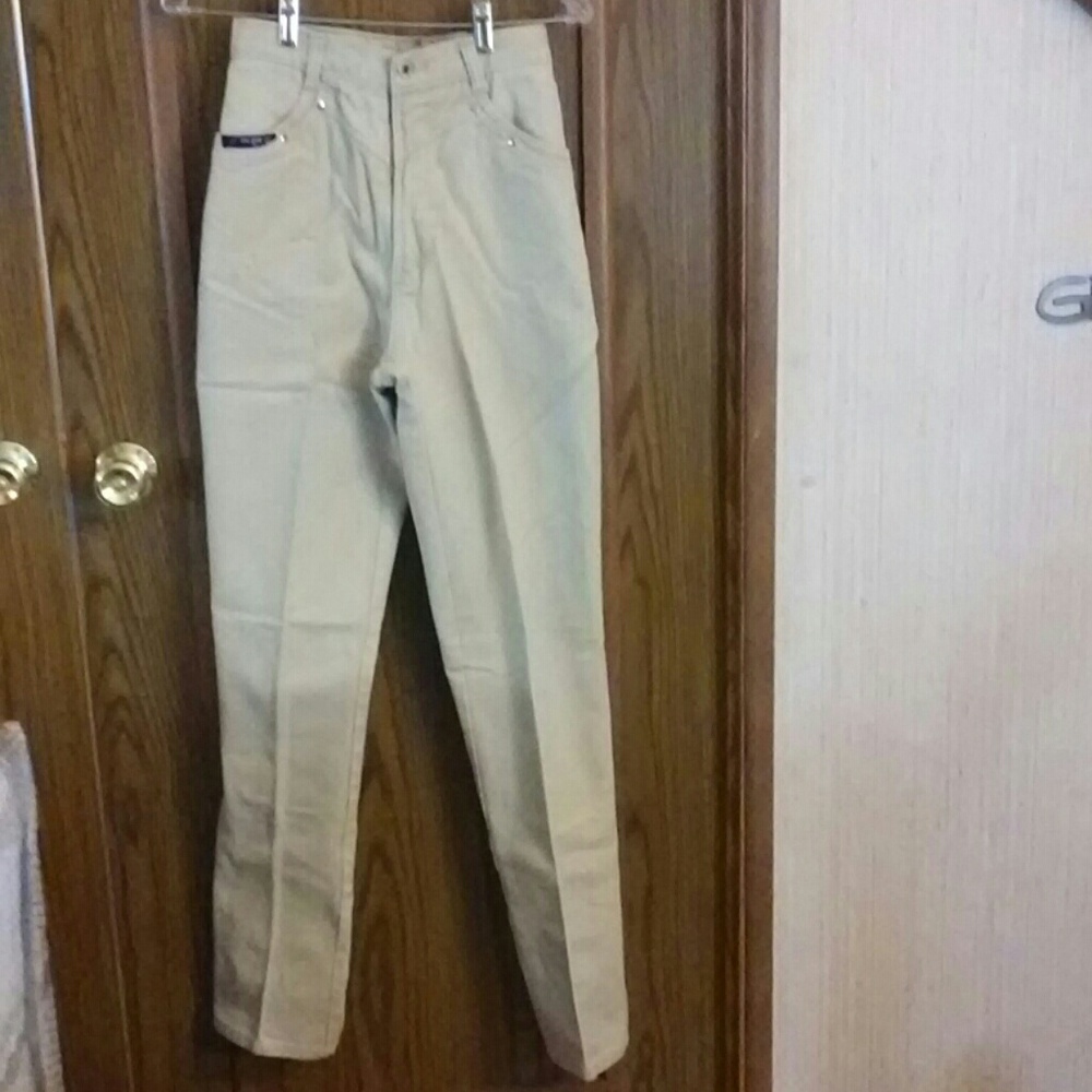 Vintage western jeans by Blaze 26X33.5 tan denim